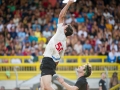 Beau Kittredge (Revolver #50) San Francisco Revolver and Seattle Sockeye in the Mixed Championship game at the 2014 World Ultimate Club Championship in Lecco, Italy. Revolver would go on to win 17-15. Aug 9, 2014. Â©2014 Jeff Bell Photo. All Rights Reserved.